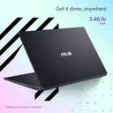 ASUS 15.6 Vivobook Go Slim Laptop, Thin & Portable for Student Study, Intel Dual Core N4500, 4GB RAM, 128GB SSD, Windows 11, Star Black, L510KA-ES04