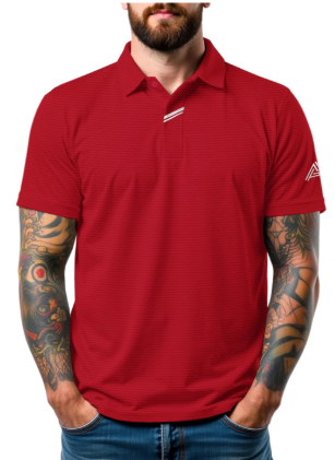 Men's Golf Polo Shirts UPF 50+ Short Sleeve Dri Fit Polos Stretch Performance Collared Golf Casual Work Business Wear, XL