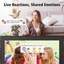 10.1 Inch WiFi Digital Picture Frame 1280x800 HD IPS Touch Screen, Smart Photo Frame, Auto-Rotate, Instantly Share Photos/Videos and Send Best Wishes from Anywhere(16GB, Black)