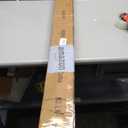 Heavy Duty Curtain Rods,1 1/4" Large Diameter Premium Nonadjustable Curtain Rod,96in/8ft Custom Window Treatment Rods with Durable Aluminum Brackets and End Caps,Black Finish