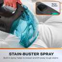 Hausmeister Hydroflex Carpet Cleaner Machine, Upholstery Cleaner Machine for Couch, Car Seats & Pet Stains, 500W Powerful Handheld Deep Cleaner with 3 Brush Heads (Machine + 0 solution)