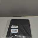 AboveTEK Adjustable Laptop Lap Desk, 3 Ergonomic Angles, PU Leather Non-Slip Surface, Heat Shield, Retractable Mouse Pad, Portable Laptop Lap pad Workstation for Bed, Sofa, Travel (Black)