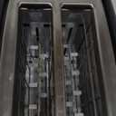 Toastmaster 2-Slice Toaster - Black with Stainless Steel - Kitchen Essential for Sandwich Bread & Breakfast Toast - Toaster with Wide Slots, High Rise Toast Lift & Cool-Touch Exterior