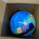 6'' Geographic World Globe for Kids,Educational World Globe with Stand,Decorative Rotating World Map Globes Decor,Political Globe for Classroom Geography Teaching,Kids Room