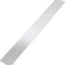 304 Brushed Stainless Steel Finishing Sheet Metal Gap Filler Trim Strip Metal Trim for Home Kitchen Tools (Silver,4 x 30 Inch)