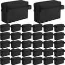 Paterr 32 Pcs Travel Toiletry Bag for Men Women Large Water Resistant Shaving Bag Hanging Cosmetic Bag Makeup Travel Pouch Foldable Toiletry Organizer with Divider Handle for Toiletries Accessories