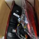 Sport Type Tail Lights Compatible with Dodge Ram 2013-2018 Ram 1500 Sport/Rebel Ram 2500 3500 Laramie w/Bulbs LED Black Taillights A Pair, Replace OEM: CH2800202 68093081AC CH2801202 68093080AC, LED