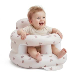 Inflatable Baby Seat for Babies 3-36 Months,Baby Floor Chair with Built in Air Pump,Infant Back Support Seat for Sitting & Learning to Sit (Bear)