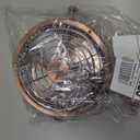 HOLMES 6" Heritage Table Fan, 2 Speeds, 4 Blades, Adjustable 145 Head Tilt, Metal Construction, Ideal for Home, Bedrooms, Dorm Rooms or Office, Brushed Copper