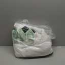 NICETOWN 100% Blackout Window Curtain Panels, Cold and Full Light Blocking Drapes with Black Liner for Nursery, 84 Inches Drop Thermal Insulated Draperies (Pure White, 2 Pieces, 52 inches Wide)