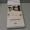 Olighan Natural Wood Bookcase,Bookshelf on Desk, Expandable Bookselves on Room,Organizer Expandable Desktop,Adjustable Desktop Shelves and Office Shelves，Counter Organizer Kitchen,Black