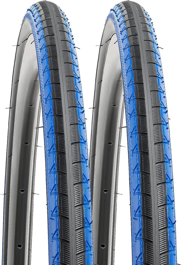 YUNSCM 2-PCS 700C Bike Tires 700x28C/28-622 28x1 5/8x1 1/8 Compatible with Road Bike Tires 700x25C 700x26C 700x27C 700 x 28C 700x30C Bicycle Tires (Y-786)