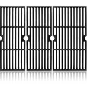 Adviace 18 Inches Grill Grates Replacement for Charbroil Performance 463377319, 463376419, 463376519, 463376319, Cast Iron Cooking Grid Grates for Char-Broil G470-0002-W1, G470-0003-W1, G321-0005-W1.