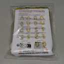 JOYMEMO Twins Baby Shower Decorations Set Gold Theme, Double Trouble Banner, OH BABIES Balloons, Mummy To Be Sash for Babies Party Supplies