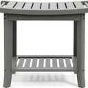 Teak shower bench with Storage Shelf, Shower Stool for Inside Shower, Waterproof Shower Bench Seat, Shower Chair for Inside Shower, Wood Bench, Bathroom Bench (Natural Wood) (Gray Wood)