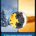 DEWENWILS Heavy Duty 6 Outlet Power Hub with Swivel Safety Covers, Outdoor Extension Cord Adapter, Resettable 15A Circuit Breaker, for Outdoor Lights, Holiday Decorations, Workshop, Jobsite, Garage