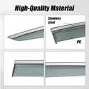 Window Visors Rain Guards for Audi Q7 SQ7 2017-2026 Window Vent Visor