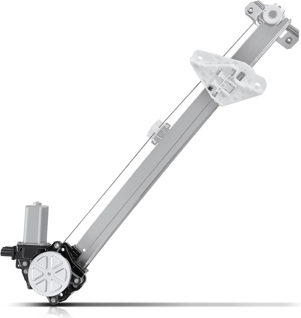 A-Premium Electric Power Window Regulator with Motor Compatible with Honda Pilot 2009 2010 2011 2012 2013 2014 2015, Sport Utility, Rear Left Driver Side