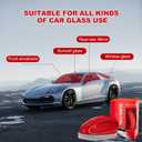 2 x Powerful Windshield Cleaner & Oil Film Remover, Glass Cool - Glass Cleaning Mouse, Windshield Cleaning Tool Streak-Free Formula Fast-Acting And Easy To Use For All Glass Surfaces