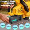 TAIRDA Pro Leaf Blower Vacuum Mulcher Compatible for Dewalt 20V Battery