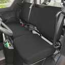 Oxford UTV Seat Covers for Polaris Ranger 1000 2020-2025 for Polaris Ranger XP 1000 2017-2021 Front Row 60/40 Split Bench with High Back Rest Design, Heavy Duty Protective Cover Set - Black