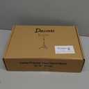 Projector Stand Tripod Adjustable, Laptop Height from 23.5 to 46.5 inches with Gooseneck Phone Holder, Floor for Office, Home, Stage, Studio, DJ Racks Holder Mount, 23.5inch-46.5inch (Black)