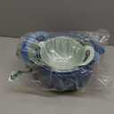 BoxedHome 4 Pack Nesting Mixing Bowl with Pour Spout and Handle, BPA free Microwave & Dishwasher Safe(Green/Blue, 4 Pack with Handle)