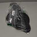 Britimes Black Ergonomic Mouse Pad Set with Black Wrist Rest Non-Slip Rubber Base Wrist Cushion Support and Coasters Mousepad with Wrist Support for Computer Keyboard and Desk