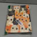 Cute Cats Card Binder 4-Pocket, 400 Pockets PU Waterproof Zippered Collector Card Album with 50 Removable Sleeves for Trading, Game Cards (C271)