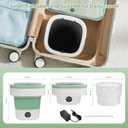 20L Portable Washing Machine with Spin Dryer, Foldable Mini Washer, 3 Wash Modes for Baby Clothes, Underwear and Socks, Ideal for Travel, Dorms and Camping