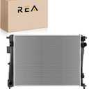 Engine Coolant Radiator Assembly with Transmission Oil Cooler Compatible with Chrysler Pacifica 3.6L 2017-2022, Voyager 3.6L 2020-2022 Replace 13642 68217319AD