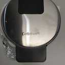 Cuisinart Waffle Maker, 1250W Round Classic Waffle Iron, 5-Setting Adjustable Browning Control, WMR-CANAS, Brushed Stainless
