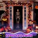 24 Pcs Halloween Ball Ornaments for Tree 2 Inch Halloween Tree Decorations Pumpkin Ghost Bat Spider Glitter Ornaments with Sequins for Party Indoor Outdoor Decor Spooky Style Decor