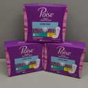 Poise Ultra Thin Incontinence Pads & Postpartum Pads for Bladder Leaks, 3 Drop Light Absorbency, Regular Length, 144 Count