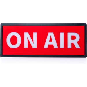 NPW On Air LED Retro Sign Light – Holiday Gift for Streamers & Home Office, Christmas Decor for YouTube/ Podcast/ Zoom Setup