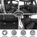 EKR Rav4 Seat Covers Custom Fit for Toyota Rav4 (Hybrid) LE/XLE Premium 2026,Car Seat Cover Full Set for SUV,Neoprene(Black)