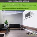 HVAC Premium 26" X 10" Aluminum Return Grille - Easy Air Flow - Linear Bar Grilles [Outer Dimensions: 27.875 X 11.875]