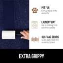 GORILLA GRIP Extra Grippy Lint Rollers, 570 Large Easy Tear Sheets, 3 Comfort Handles + 6 Refillable Rolls Included, Pet Hair Remover Brush, Clothes Furniture, Dog, Cat Animal Friendly Reusable Roller