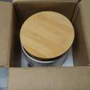 MALACASA LYDIA Ceramic Canisters Set with Airtight Lids, 80/40/20 oz Coffee Canisters Sets for the Kitchen, Large Jars for Flour, Sugar, Pasta, Coffee, Cookies, Tea - Set of 3, Hexagon (White)