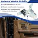 Door Hinge Assembly Front Left Driver Lower Side Fit for Dodge Ram 1500 2009-2018, 2500 3500 2010-2024, 1500 Classic 2019-2024 Replace 68058519AC 68058519AB