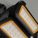 Tresda 30W Rechargeable Work Light, 3000 Lumen Magnetic Work Light Battery Powered, Waterproof Portable Cordless Job Site Lighting for Construction Site, Workshop, Garage, Camping, and Car Repairing