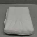 Madison Park Grace White Shower Curtain,Solid Cottage Top Shower Curtains for Bathroom, 72 X 72, White