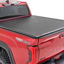 Rough Country Soft Roll-Up Truck Bed Cover for Toyota Tundra (2022-2025) - Fits 5'7 Bed, Weather-Resistant Tonneau Bed Cover