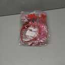 5 x Pink Heart Shape Headband Glitter Sunglasses Sequin Earrings Valentines Day Halloween Cosplay Costume Accessories Set