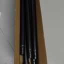 Black Shower Curtain Rod 31 to 80 Inch,1 Inch Diameter Adjustable Spring Tension Stainless Steel Telescoping Rod,Easy Install,No Rust