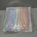 12 Pack Rainbow Backdrop, 3.28 FT x 7.05 FT Pride Decorations, Metallic Fringe Curtains Party Streamer Tinsel Backdrop, Rainbow Foil Curtains Birthday Party Decor Photo Booth Props