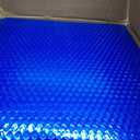 Solar Pool Cover 15 Ft Diameter Round Solar Blanket for Above Ground Inground Pools, Hot Tub SPA Bubble Wrap Pool Protector, 12 Mil Circle Thermal Covers Floating Blanket Mat for Swimming Pools
