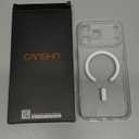 CANSHN Magnetic Compatible with iPhone 17 Pro Max Case Clear, Upgraded [Full Camera Protection] [Compatible with Magsafe] Non-Yellowing Protective Shockproof Bumper Phone Cover 6.9 Inch - Clear