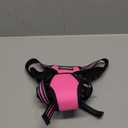 rabbitgoo Dog Harness No Pull with 2 Leash Clips, Adjustable Soft Padded, Reflective Oxford No Choke Pet Vest with Easy Control Handle for Large Dogs, Hot Pink, L