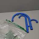 LiBa Back and Neck Massager - Trigger Point Massage Tools for Pain Relief and Manual Massage Hook Therapy Handheld Back Neck Shoulder Massager Blue - Gift for Women & Men